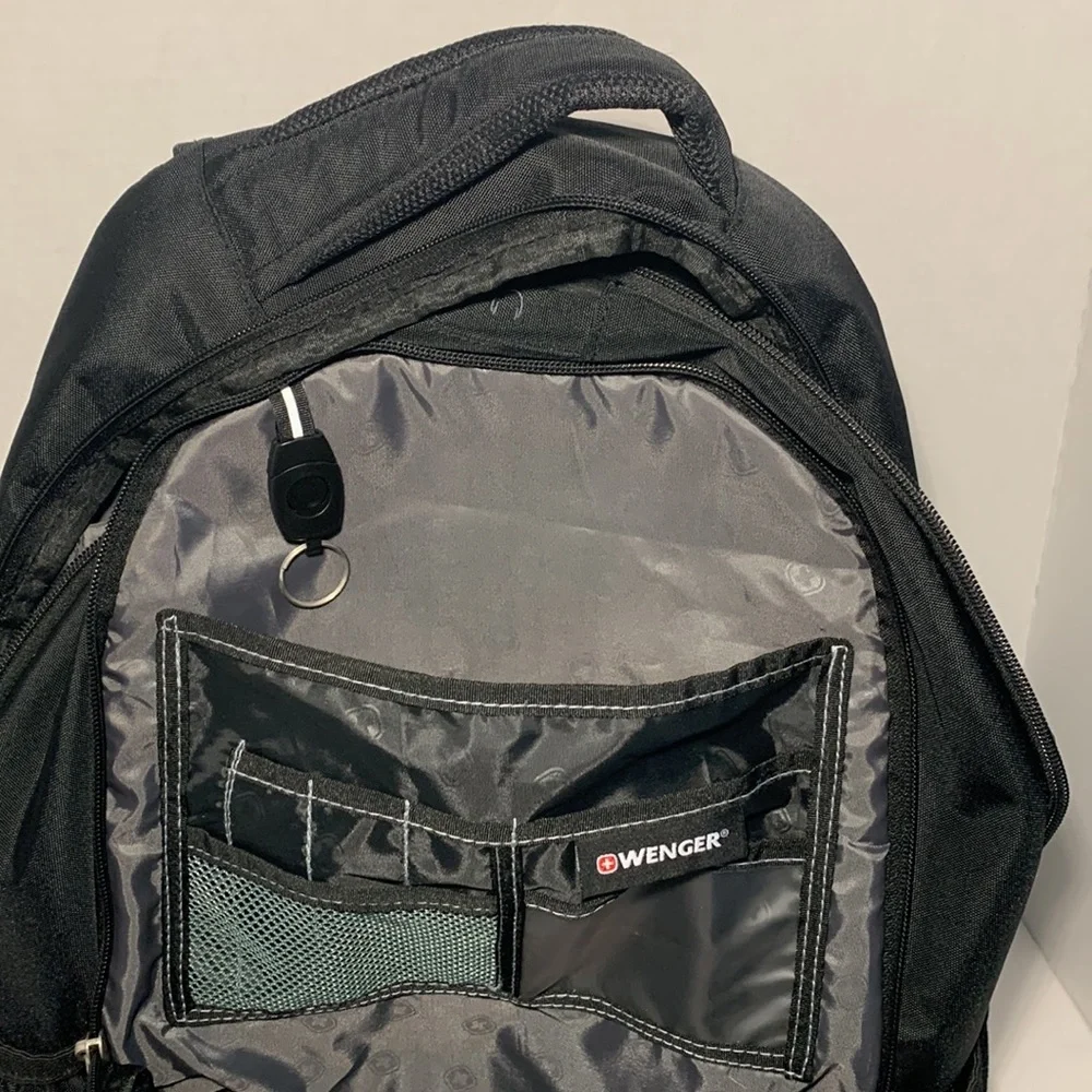 Wenger Swiss Army Backpack Laptop/Tablet Black Nutanix Logo Travel School Hiking